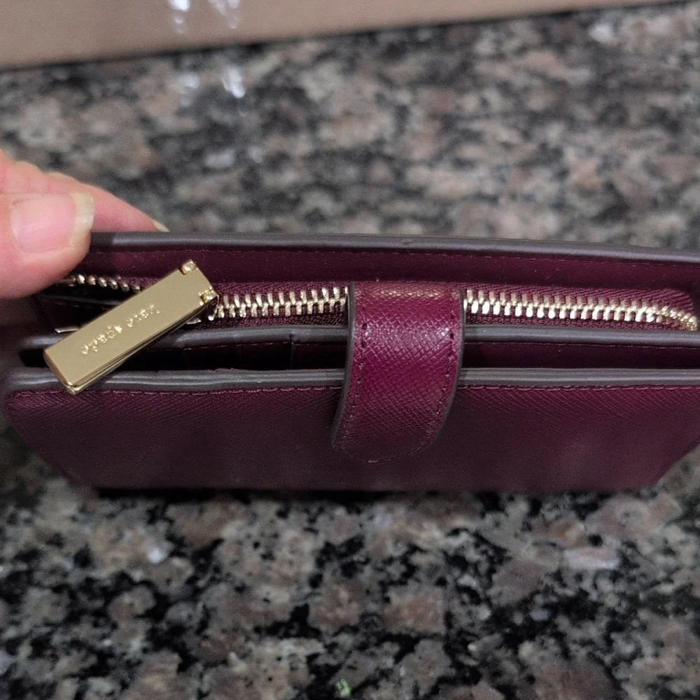 Kate Spade Burgandy Wallet